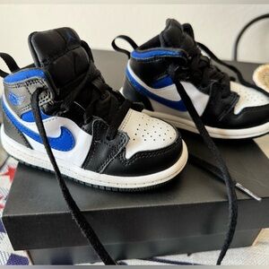 Nike Jordan Mid Blue and Black 7c
